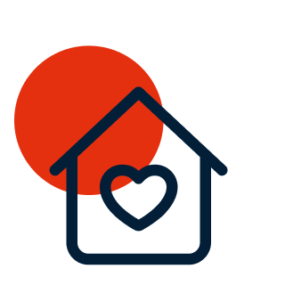 Icon house heart