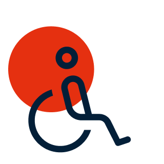 Icon wheelchair